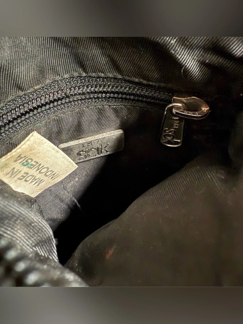 The SAK Mini Purse Black with Front Flap